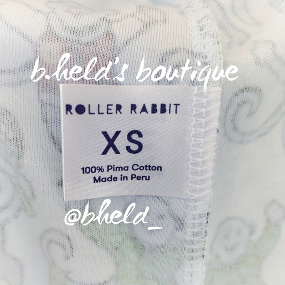 Roller Rabbit Greenwich Monkey Polo Pajamas in Blue Monkey Size XS Brand New NWT - Picture 11 of 16